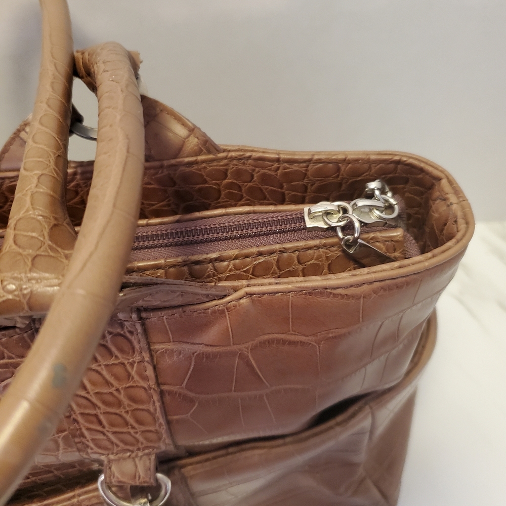 Unbranded X Lg  Brown Leather Shoulder Bag - Picture 2 of 8